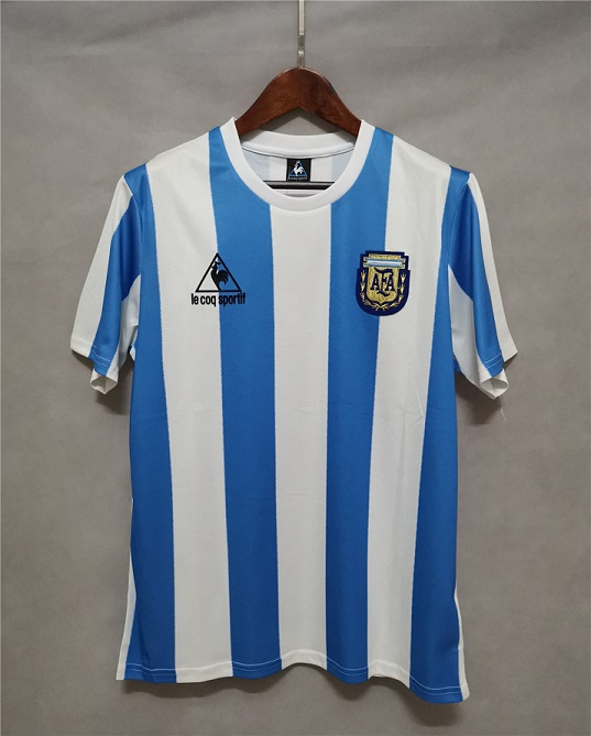 AAA Quality Argentina 1986 World Cup Home Soccer Jersey